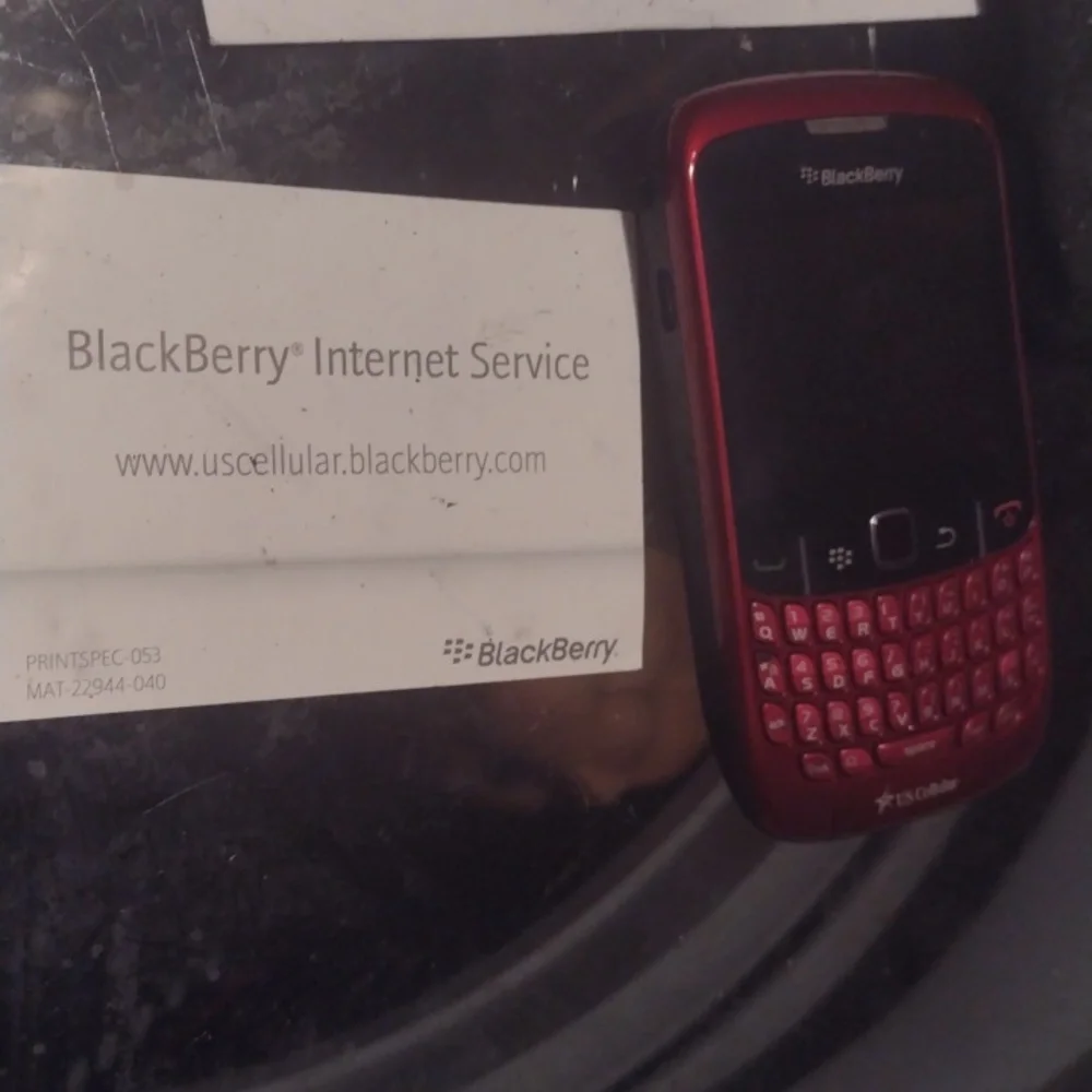 Blackberry Curve Red Smartphone